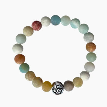 Bracelet Breton Triskel Amazonia Stone