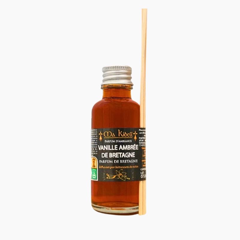 Diffuseur Parfum d'Ambiance à la Vanille Ambrée de Bretagne