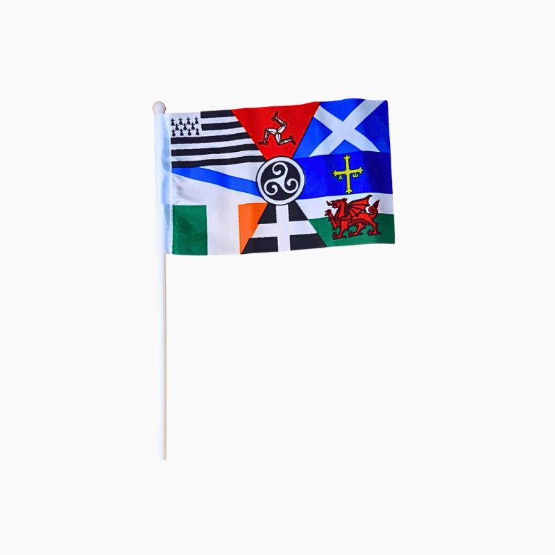 Drapeau Interceltique sur Tige