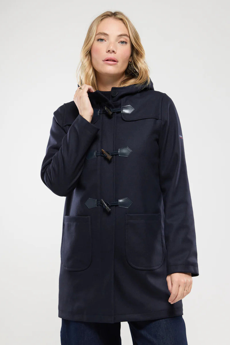 Duffle-Coat-Concarneau-drap-de-laine-melangee-face-2