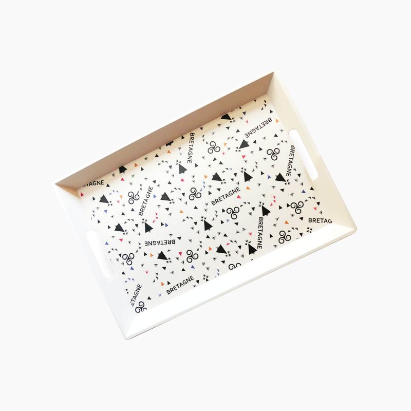 Grand Plateau en Bambou Graphique