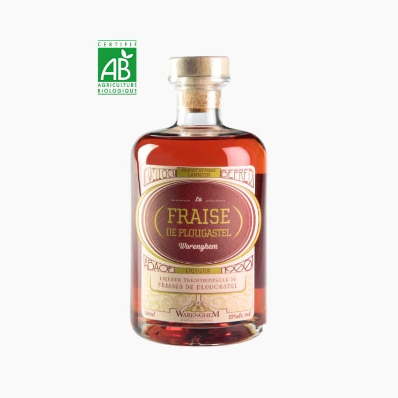 Liqueur de Fraise de Plougastel Bio