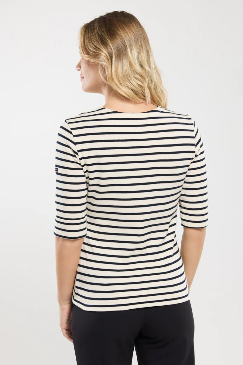 Mariniere-Cancale-en-coton-epais-nature-rich-navy-dos