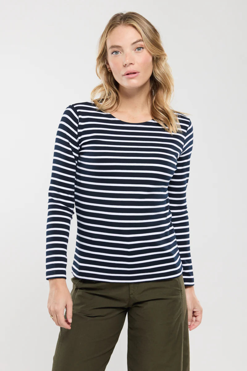 Mariniere-Lesconil-en-coton-epais-rich-navy-blanc