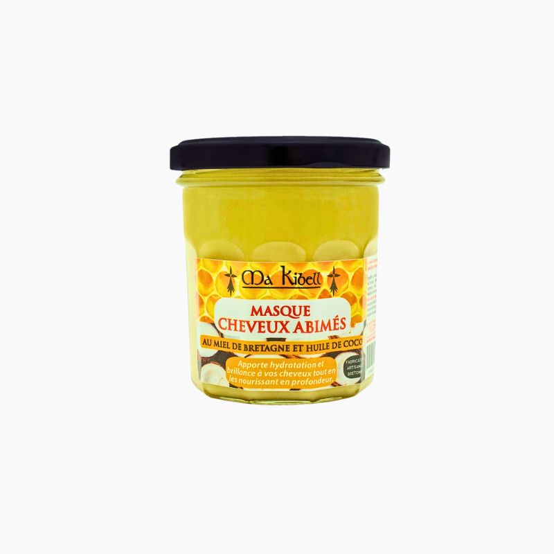Masque de Cheveux Abîmés au Miel de Bretagne et Huile de Coco