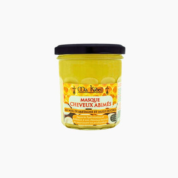 Masque de Cheveux Abîmés au Miel de Bretagne et Huile de Coco