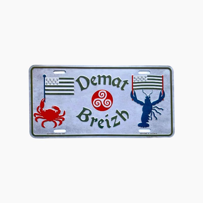 Plaque Décorative en Métal Demat Breizh