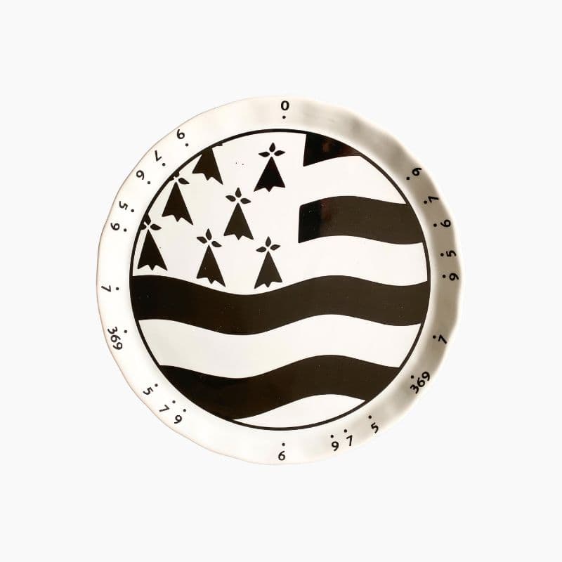 Plat Diviseur Drapeau Breton
