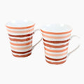 Set 2 Mugs Rayé Terracotta - A l'Aise Breizh 2
