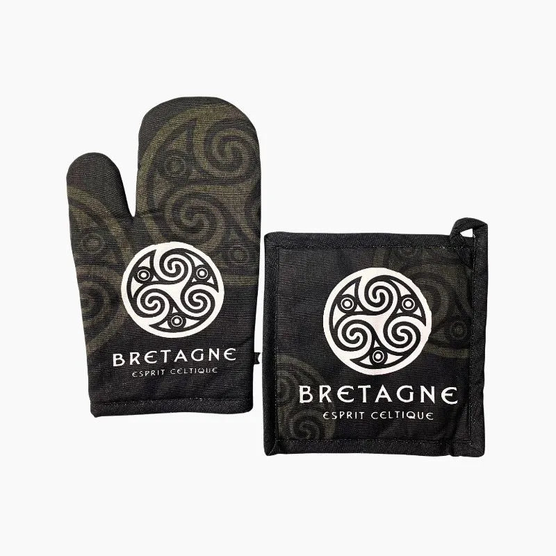 Set Gant à Four et Manique Triskel