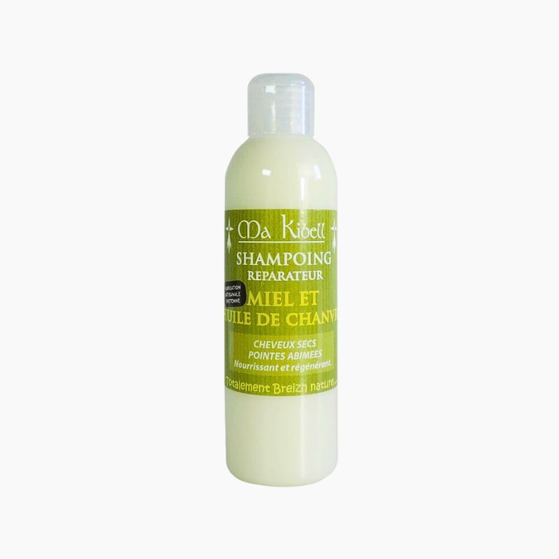 Shampoing Réparateur Miel et Huile de Chanvre
