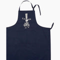 Tablier Brodé Bigoudène marine 1