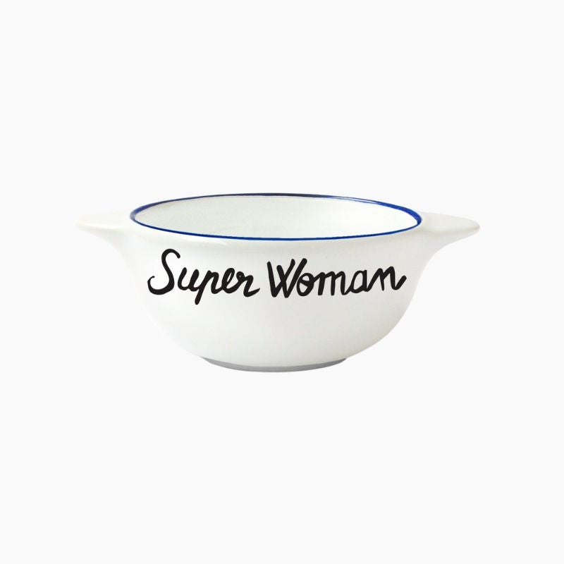 Bol Breton en faïence - Super Woman