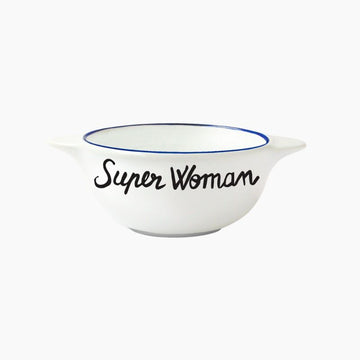 Bol Breton en faïence - Super Woman