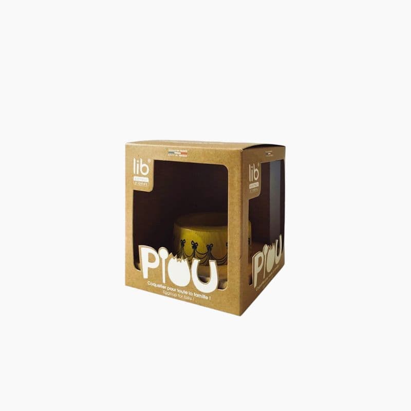 Coquetier PIOU en bois naturel 2