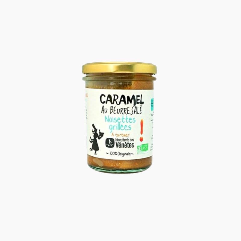 Crème de Caramel au Beurre Salé Bio et Noisettes Grillées
