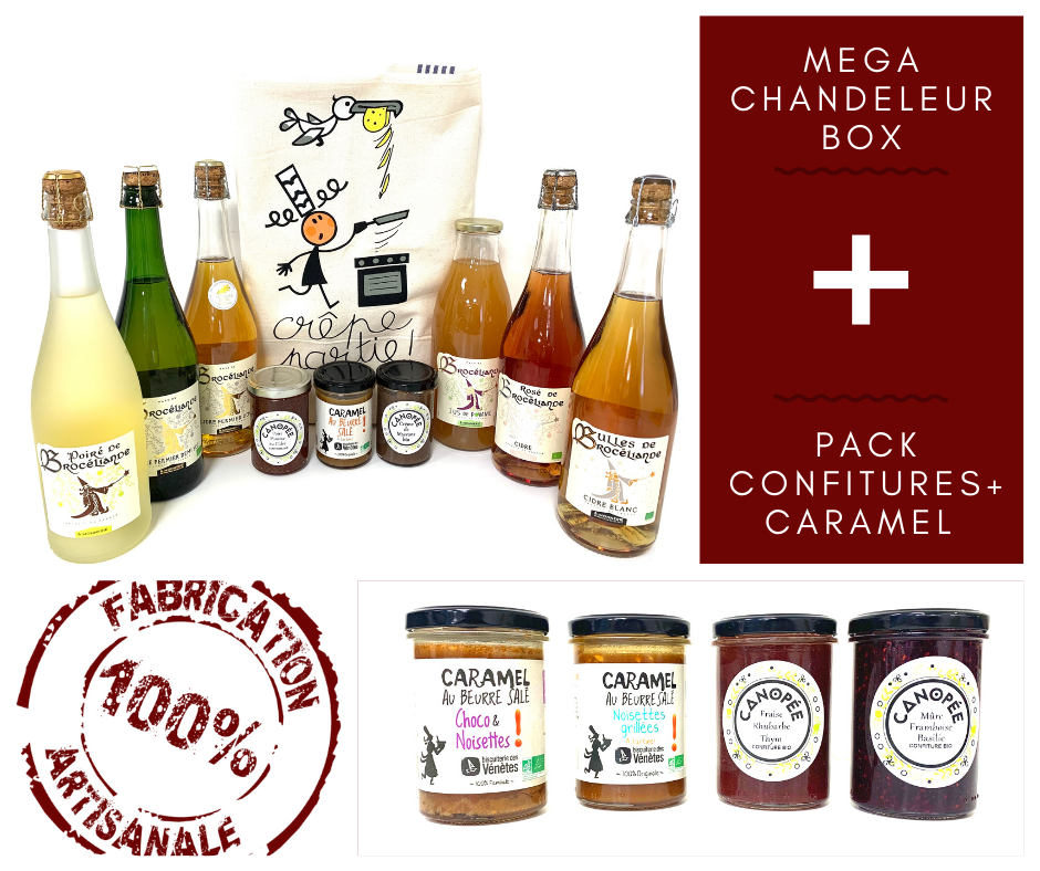 MEGA Chandeleur BOX gourmande cidre BRETAGNE