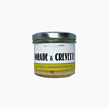 Rillettes de Dorade et Crevette au Gingembre et Citron Vert