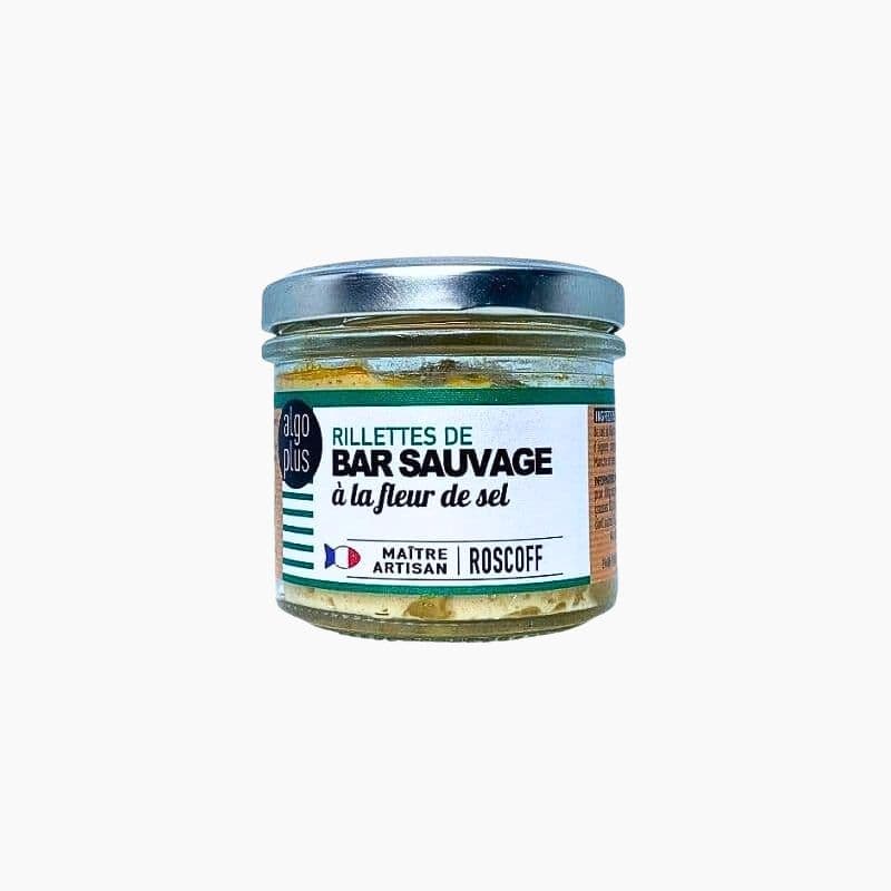 Rillettes de Bar Sauvage à la Fleur de Sel