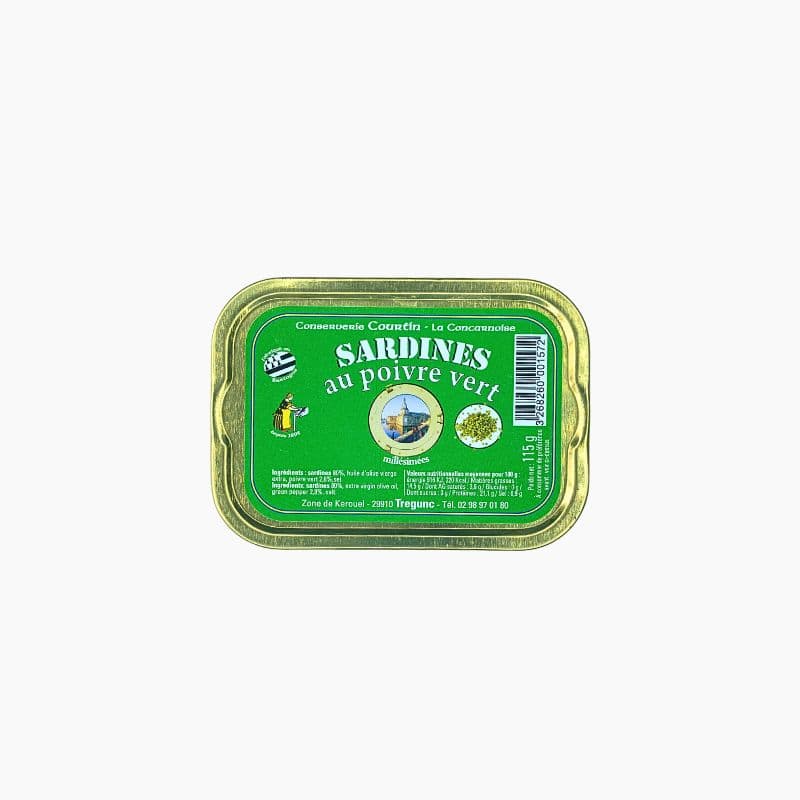 Sardines Millésimées au Poivre Vert